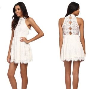 Free PeopleIvory Verushka Mini Dress